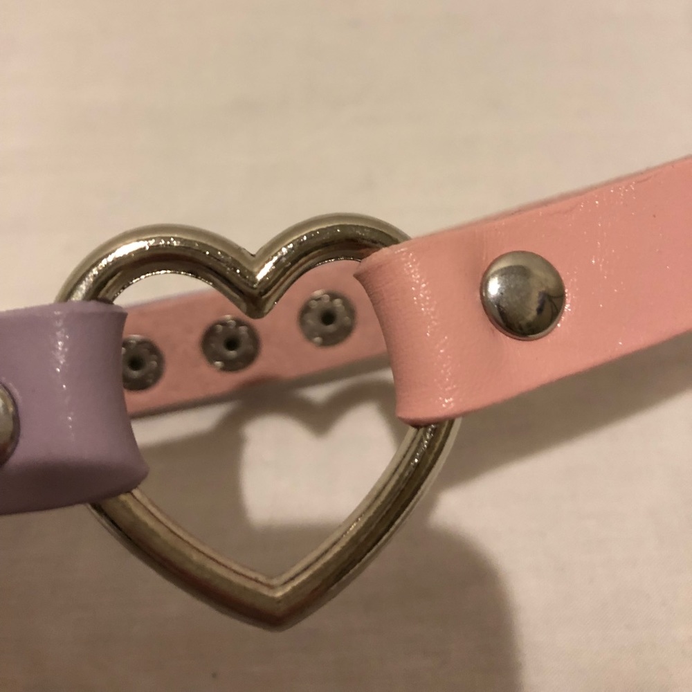 Pastel heart choker✨